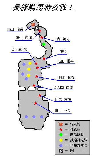 長篠騎馬特攻戦